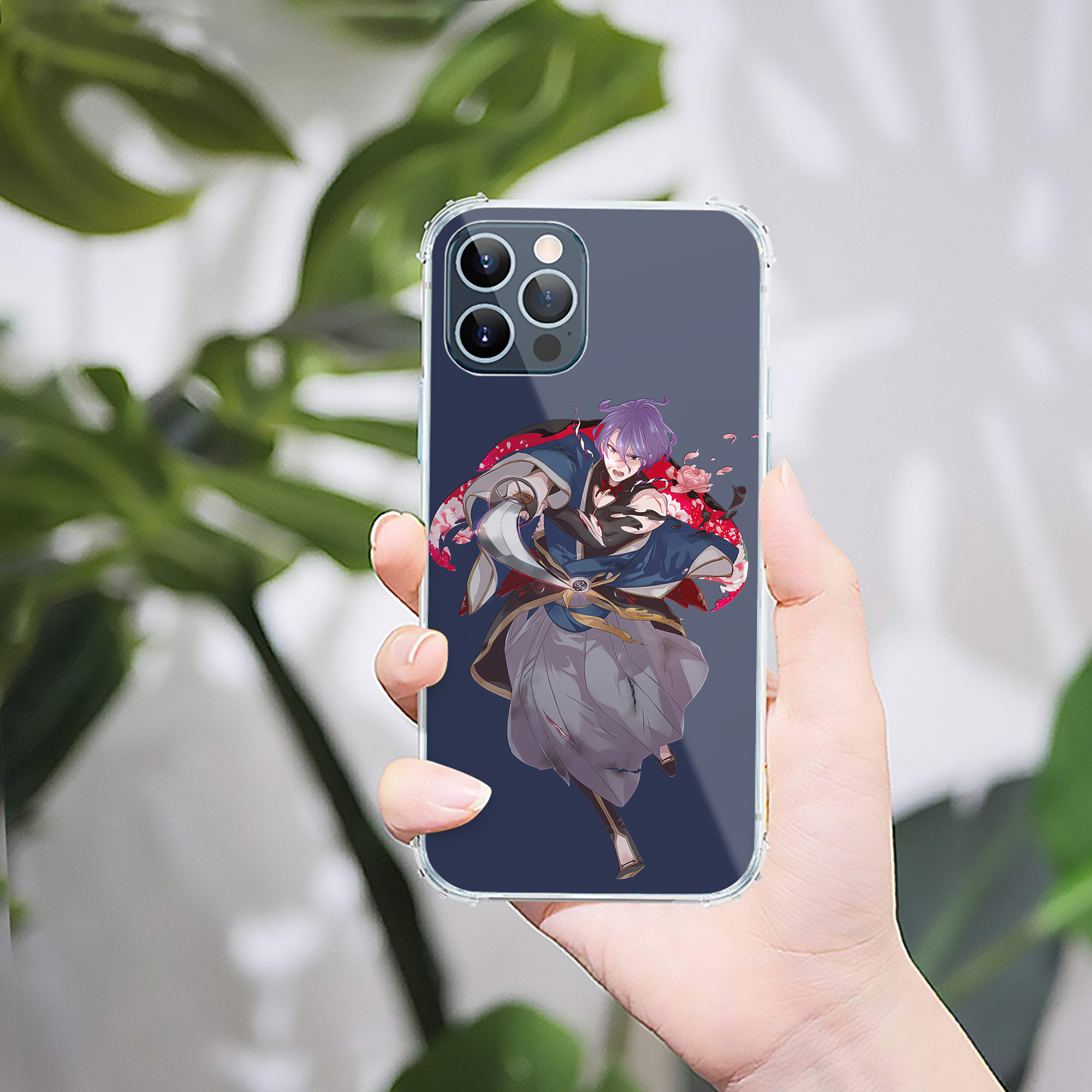 （画像用） 刀剣乱舞 Touken Ranbu 【iPhone 12シリーズ対応】透明スマホケース（クリアソフトケース）